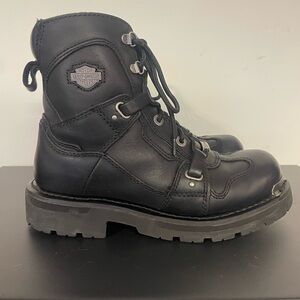 Harley-Davidson Black Leather Boots